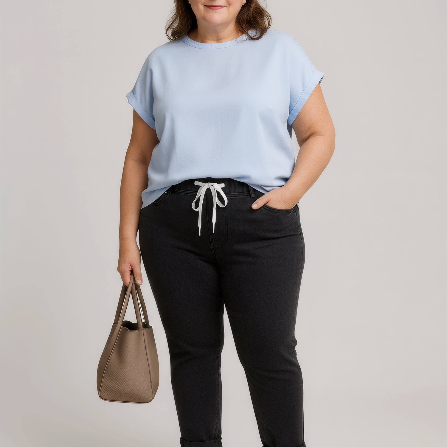 Ava Tummy Ease Pull On Jeans | Soft Grace