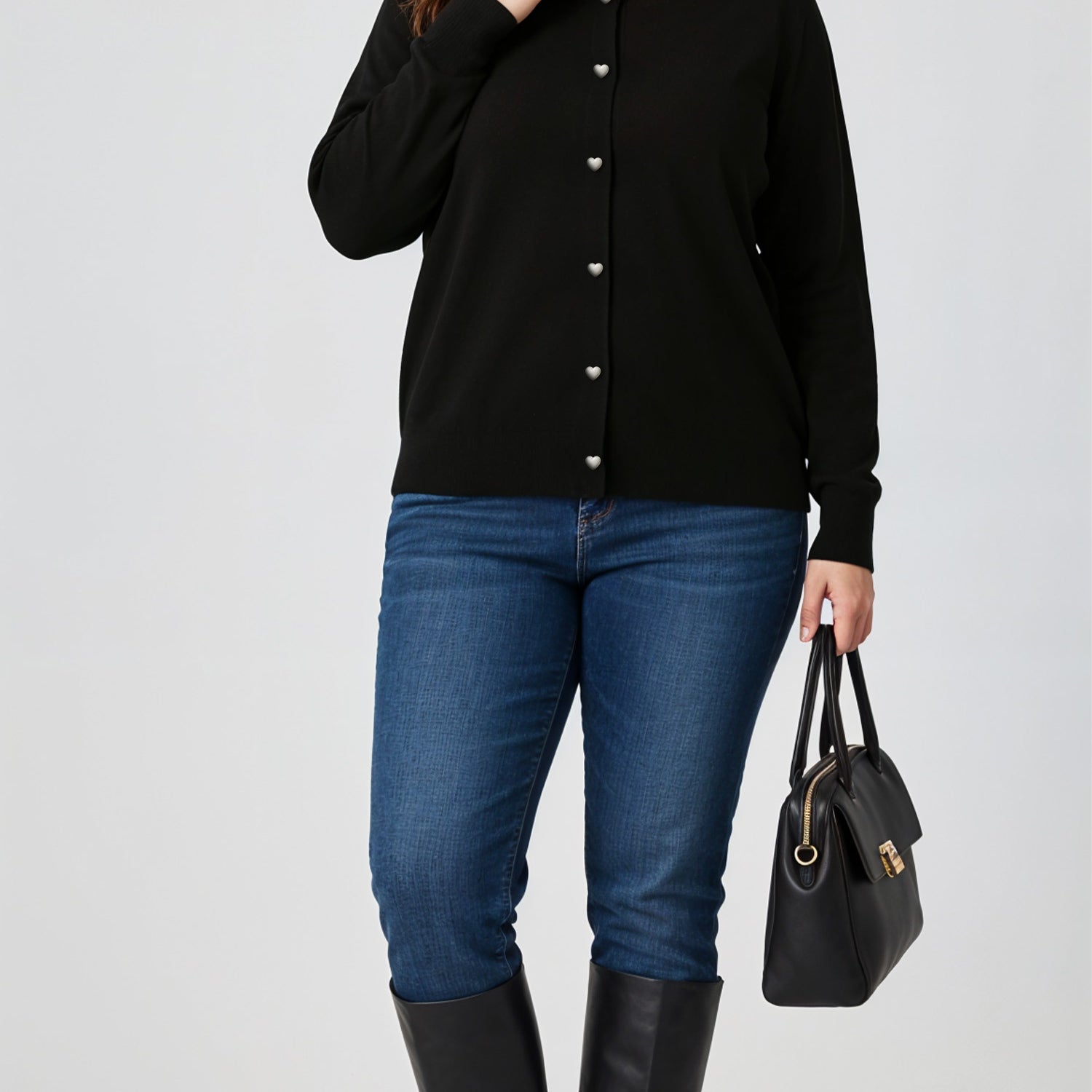 Sweetheart Knit Cardigan