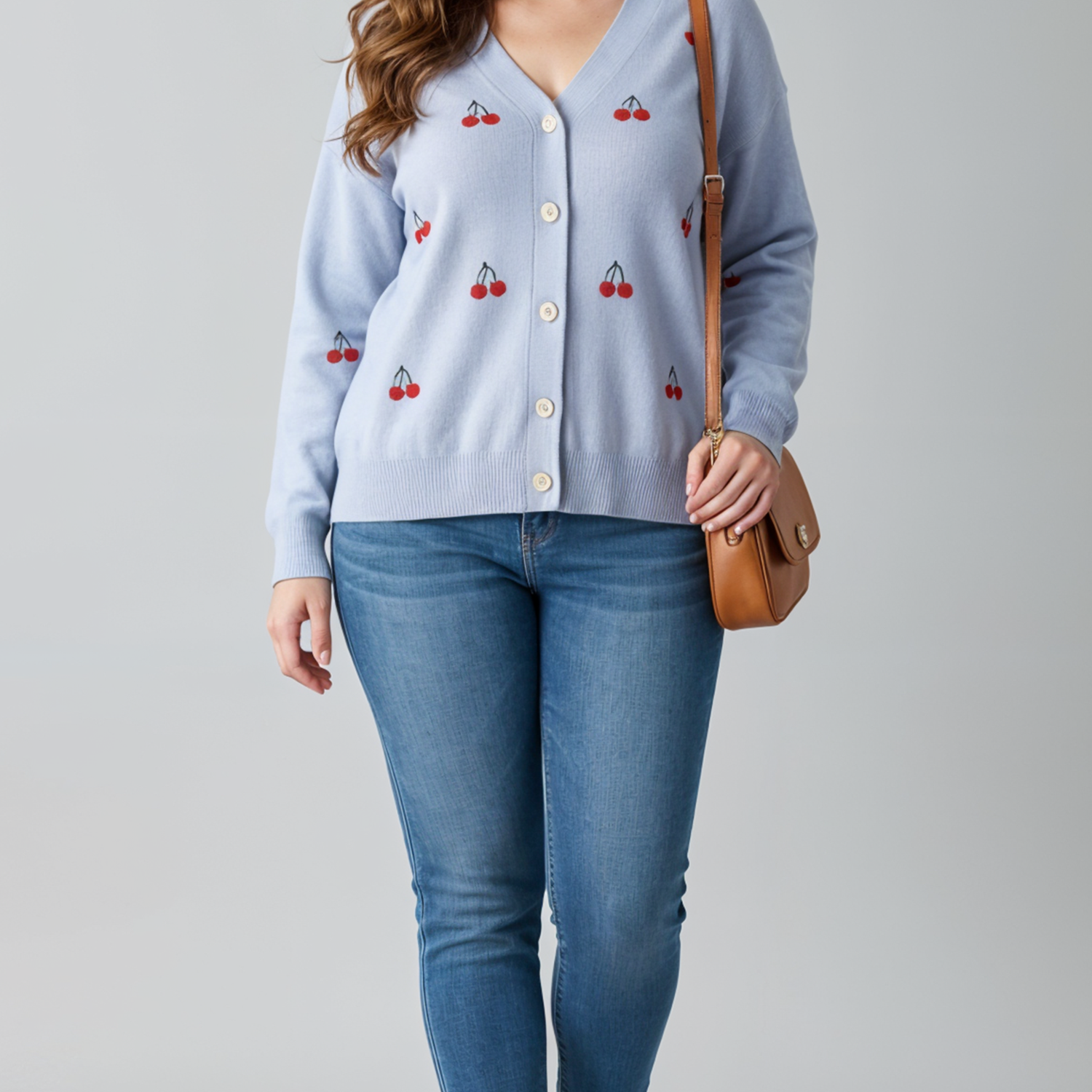 Cherry Charm Knit Cardigan