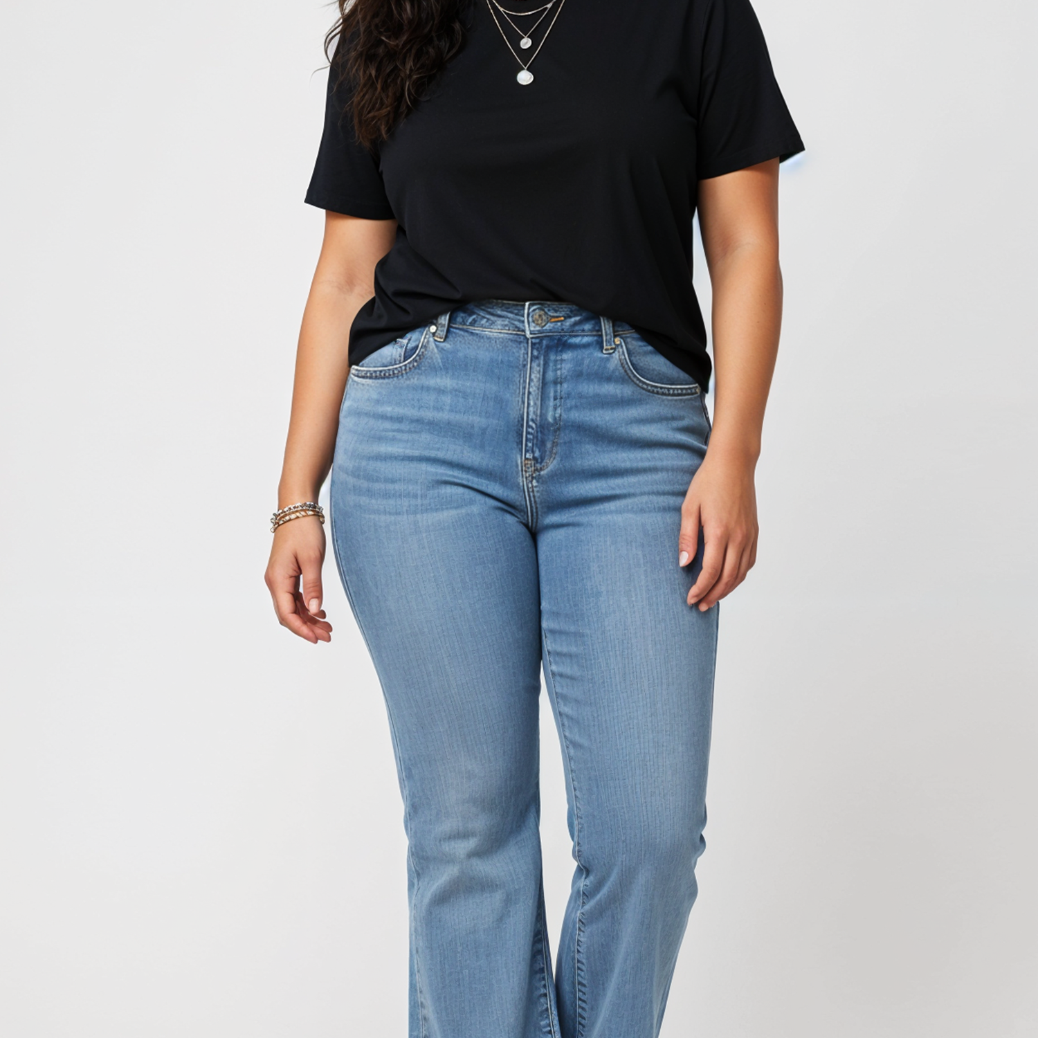 High Stretch Flare Jeans
