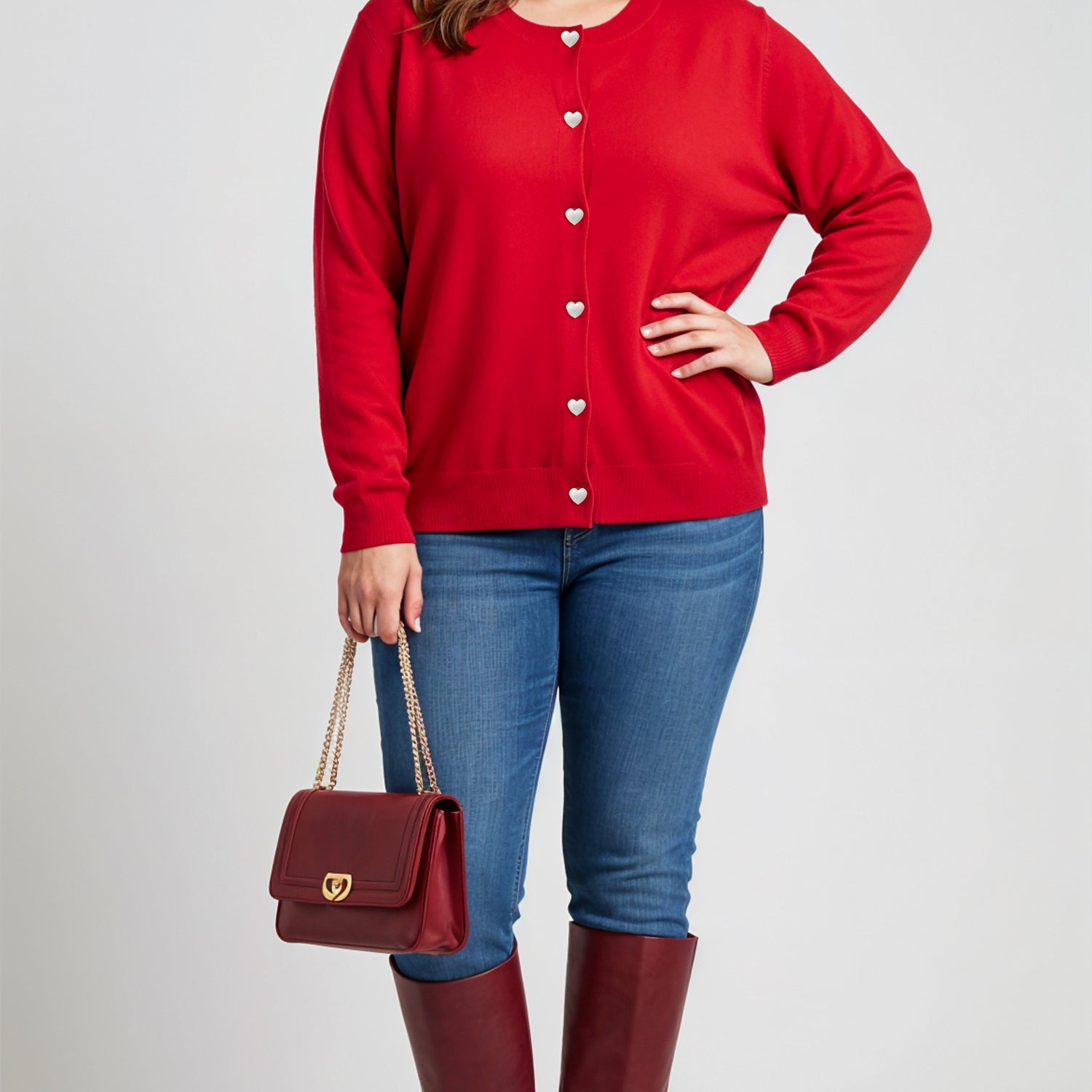 Sweetheart Knit Cardigan